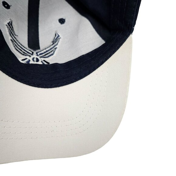 U.S. Air Force Embroidered Baseball Cap  Adjustable Hook Loop Top Level Cotton - Picture 8 of 9